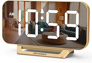 Peakeep Mirror Digital Clock
