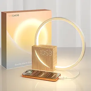 Jall Sunrise Alarm Clock Lamp